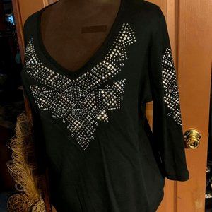 Reba studded top